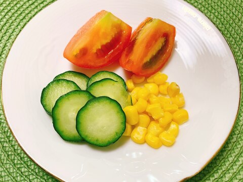 好きな野菜で♪3色サラダ✧˖°